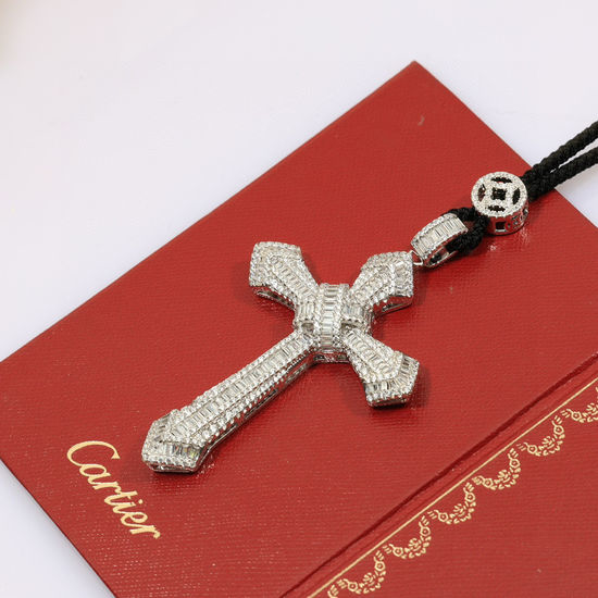 Cartier Delicate Cross Pendant Necklace