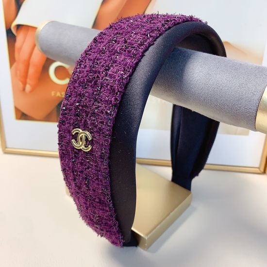 Chanel Wide Satin Hair Hoop