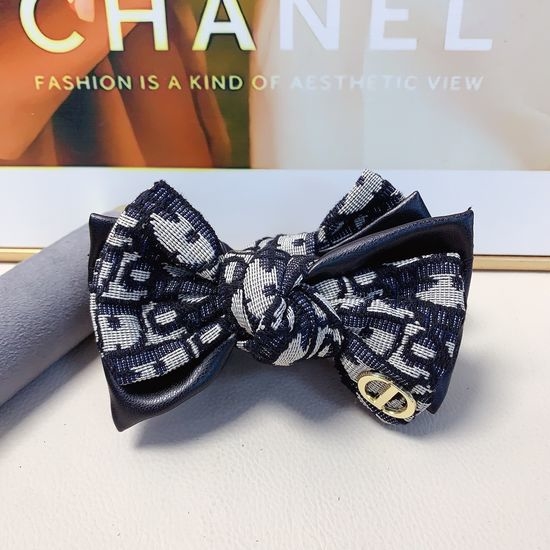 Christian Dior CD Bow Banana Hair Claw