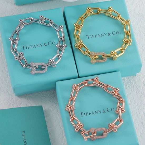 Tiffany & Co. Thick Gradient Link Chain Bracelet