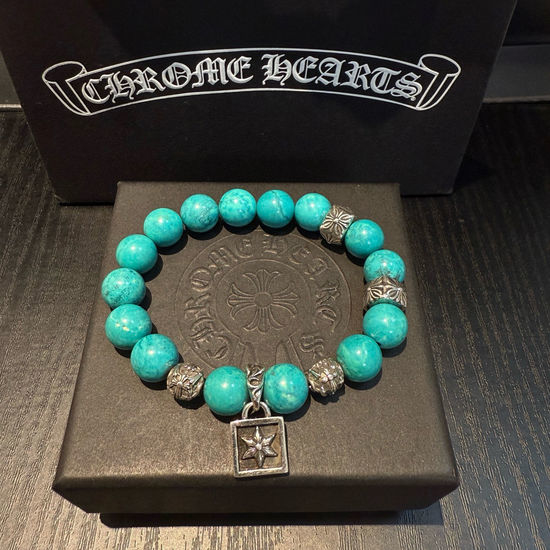 Chrome Hearts Vintage Turquoise Beaded Bracelet
