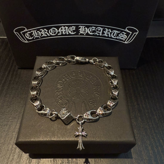 Chrome Hearts Vintage Cross Dice Bracelet