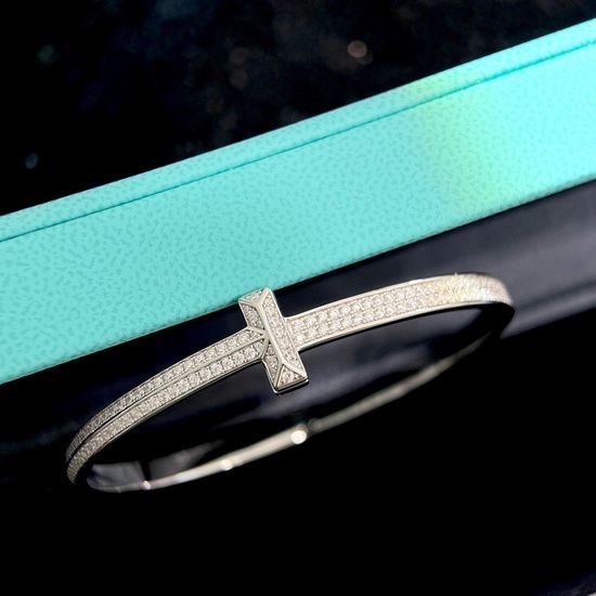 Tiffany & Co. Full Diamond Elegant Bangle