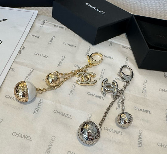 Chanel Quilted Pattern Key Bag Pendant