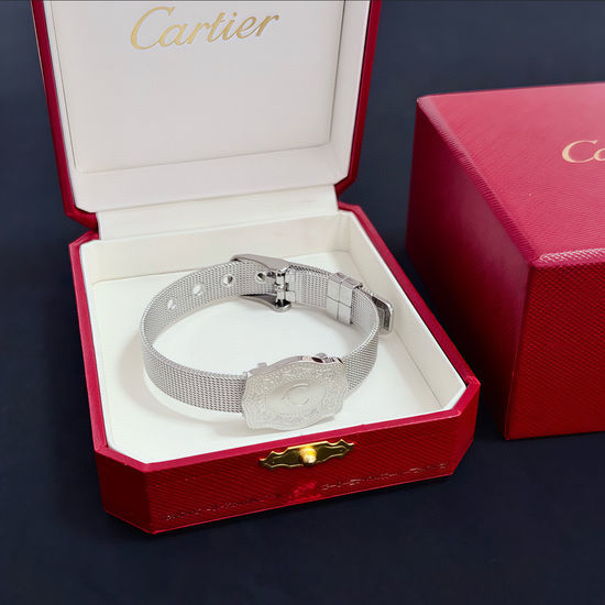 Cartier Diamond Inlaid Classic Bracelet