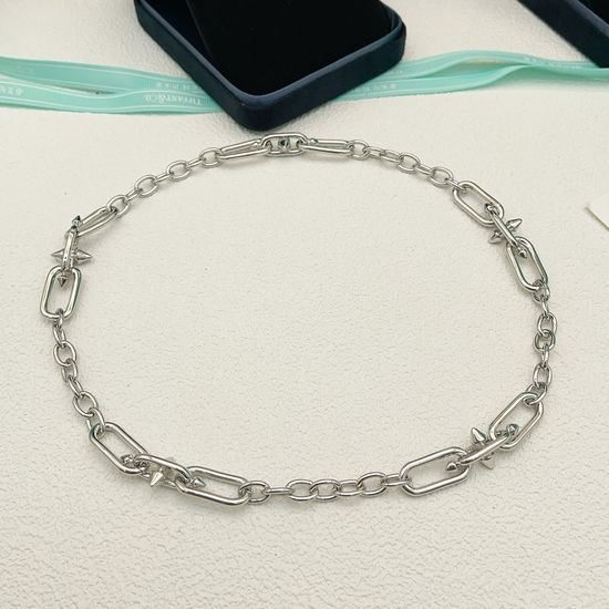 Fendi Silver Nail Pendant Necklace