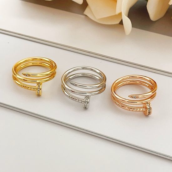 Cartier Nail Ring Three Classic Colors