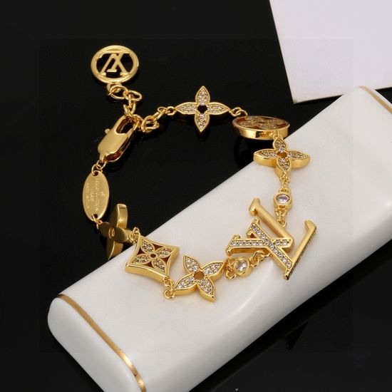 Louis Vuitton LV Classic Letter Design Delicate Bracelet
