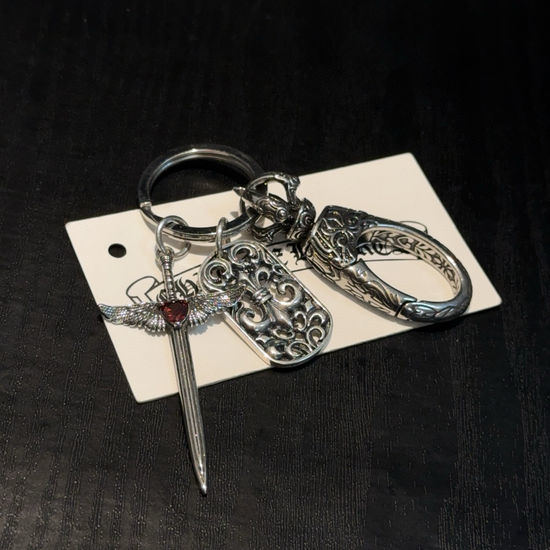 Chrome Hearts Vintage Cross Keychain Exquisite Craftsmanship