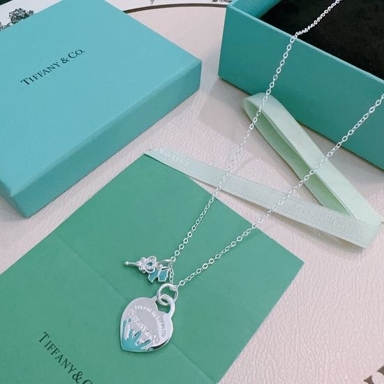 Tiffany & Co. Vintage Retro Style Silver Necklace