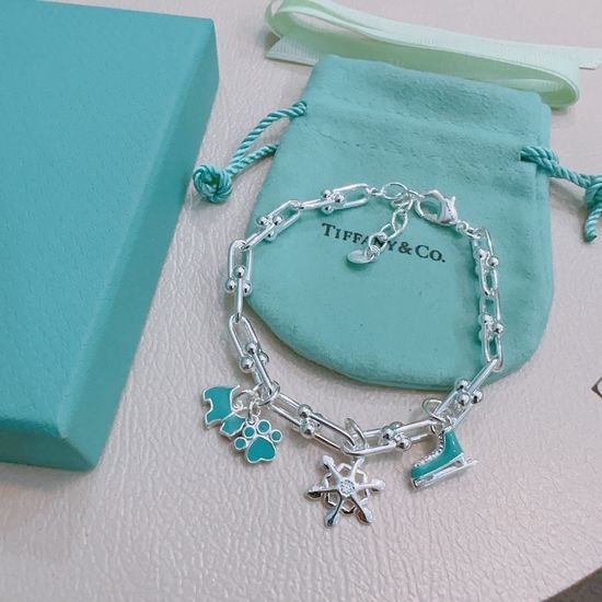 Tiffany & Co. Vintage Retro Style Silver Bracelet
