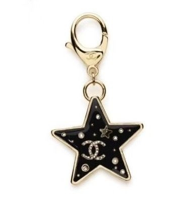 Chanel Chanel Star Keychain with Diamond Accents