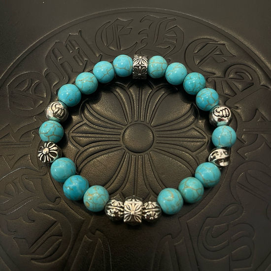 Chrome Hearts Vintage Turquoise Beaded Bracelet