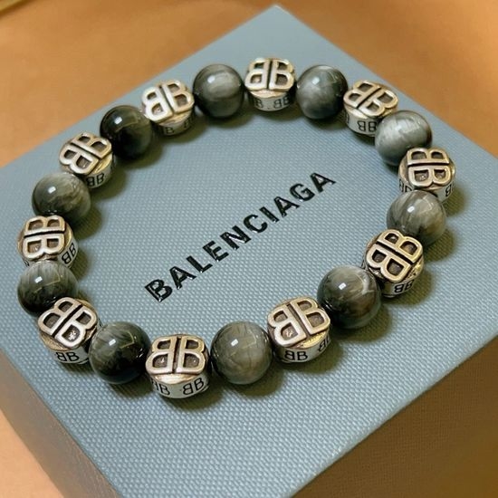 Balenciaga Vintage Natural Stone Bracelet