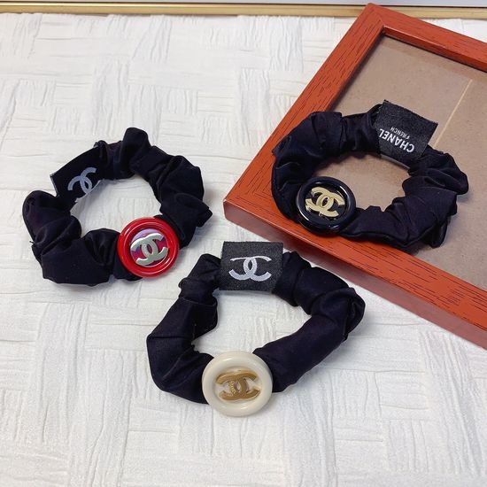 Chanel Stainless Steel Logo Hair Band