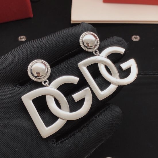 Dolce & Gabbana Polished Brass Large Ear Hooks