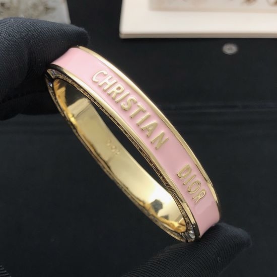 Christian Dior CD Pink Square Diamond Bracelet