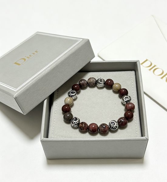 Christian Dior CD Retro Agate Multi-element Bracelet
