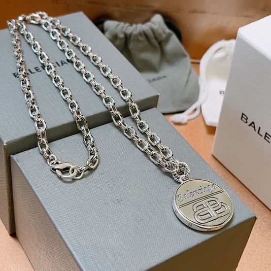 Balenciaga Vintage Zipper Design Necklace