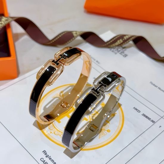 Hermes Enamel Craft Delicate Bangle