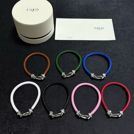 Fred Horseshoe Buckle Woven Rope Bracelet