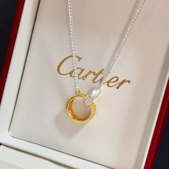 Cartier Diamond Inlaid Classic Elegant Necklace