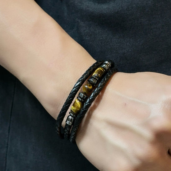 Chrome Hearts Vintage Leather Cord Bracelet