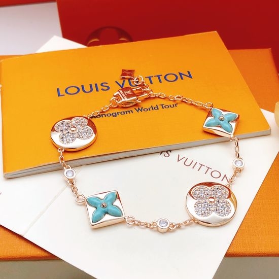 Louis Vuitton LV Rose Gold Monogram Bracelet