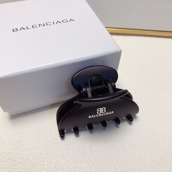 Balenciaga Letter Logo Hair Claw Clip