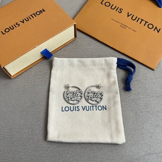 Louis Vuitton LV Vintage Trendy Unique Stud Earrings