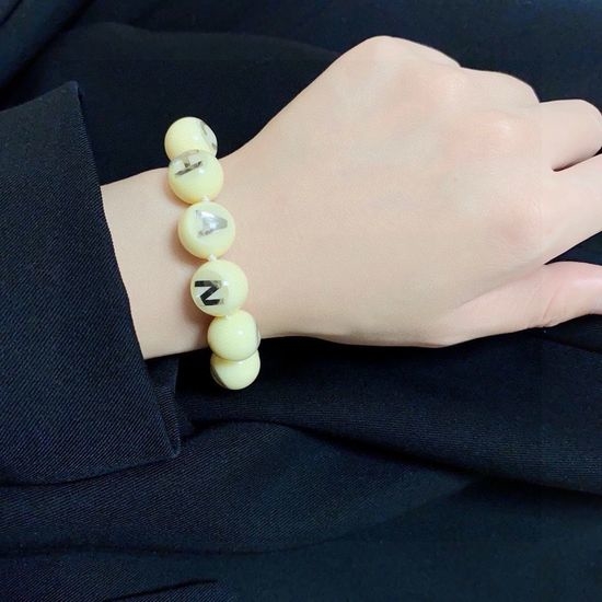 Chanel Stylish Acrylic Beaded Classic Bracelet