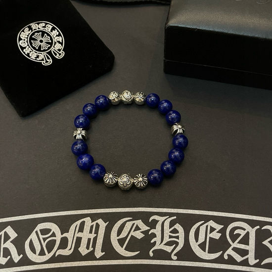 Chrome Hearts Vintage Lapis Lazuli Beaded Bracelet