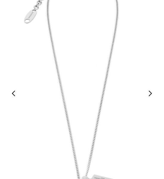 Balenciaga Delicate Texture Gold Tone Necklace