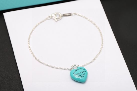 Tiffany & Co. Heart Enamel Pendant Necklace
