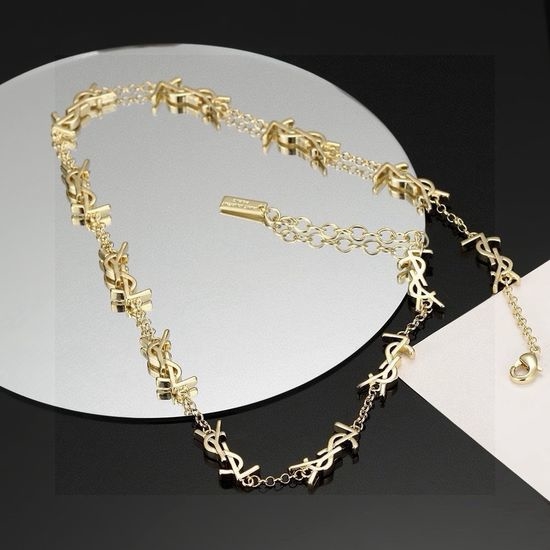 Yves Saint Laurent YSL Stylish Bracelet and Necklace Set