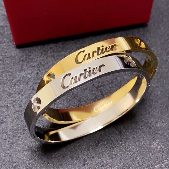 Cartier Hollow Out Narrow Design Bangle