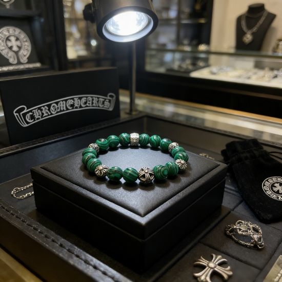 Chrome Hearts Vintage Engraved Pattern Bracelet