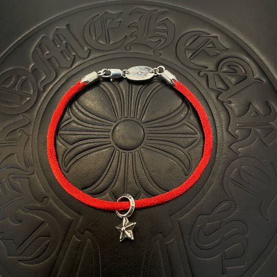 Chrome Hearts Vintage Star Pattern Woven Rope Bracelet