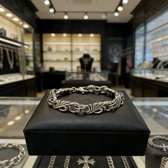 Chrome Hearts Retro Rattan Pattern Fashion Bracelet