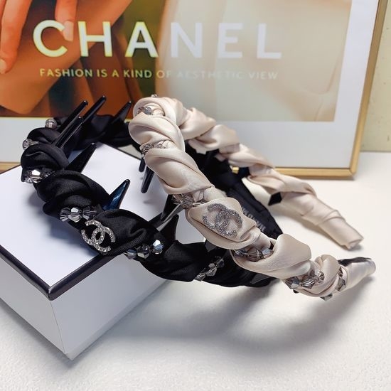 Chanel Non-slip Textured Hair Hoop