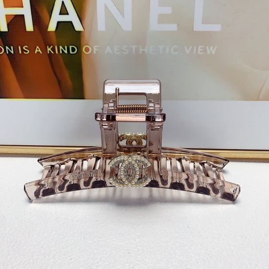 Chanel Acetate Pearl Claw Clip