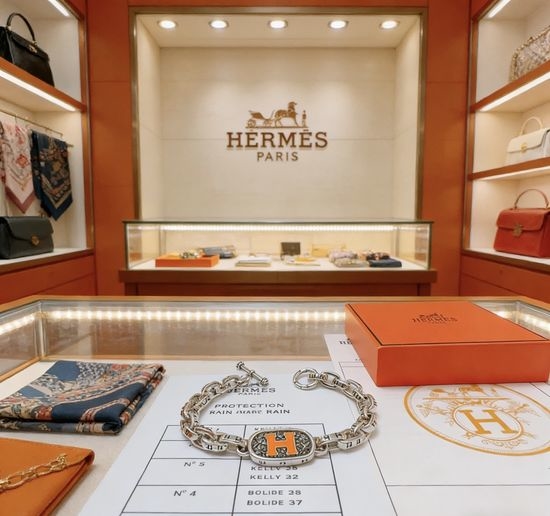 Hermes Premium Craft Bracelet K Gold Texture