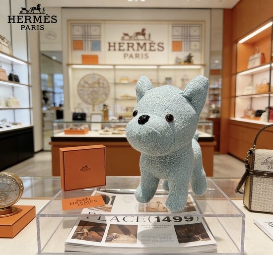 Hermes Plush Dog Doll Ornament