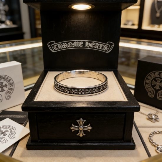 Chrome Hearts Vintage Cross Pattern Bangle