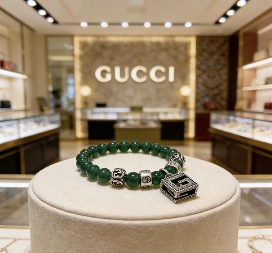 Gucci Natural Crystal Gucci Bracelet, Star Style