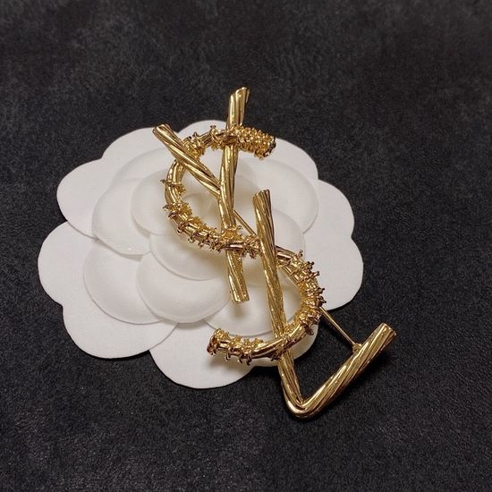 Yves Saint Laurent YSL Classic Versatile Decorative Brooch