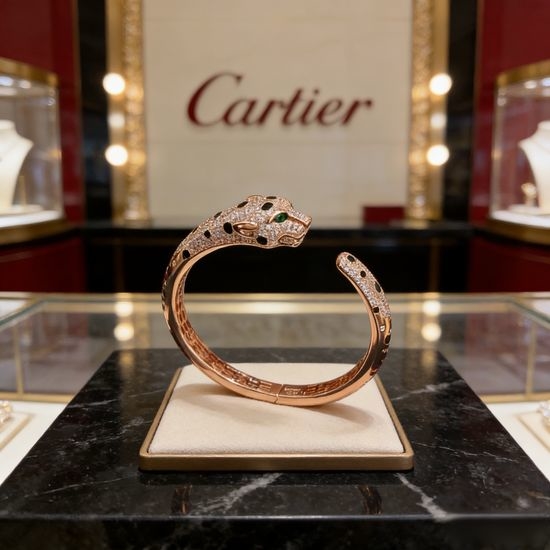 Cartier Classic Diamond Inlaid Bangle