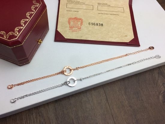 Cartier Double Layer Small Ring Design Bracelet