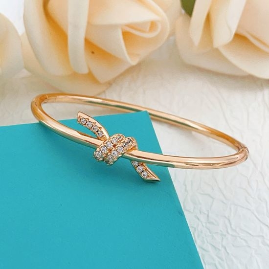 Tiffany & Co. Rose Gold Knot Bangle