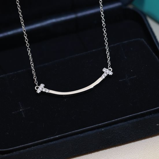 Tiffany & Co. Smile Double T Adjustable Necklace